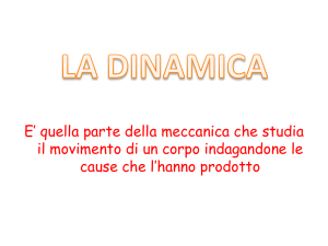 Presentazione sui Principi della Dinamica