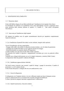 1 RELAZIONE TECNICA 1.1 DESCRIZIONE DELL`IMPIANTO