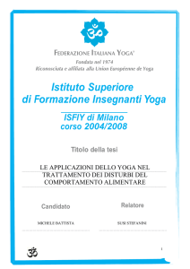 Istituto Superiore Formazione Insegnanti di Yoga