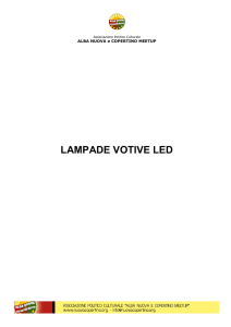 LAMPADE VOTIVE LED