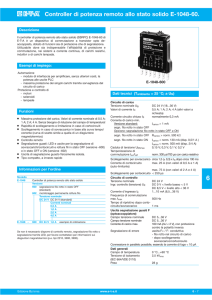 Controller di potenza remoto allo stato solido E-1048-60.