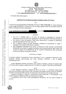 Borgonovo- contratto e CV