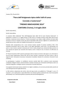 PREMIO INNOVAZIONE 2014 - GAL Valli di Lanzo Ceronda