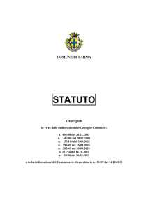 Statuto - Comune di Parma