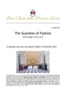 The Guardian of Fashion - Gran Ballo della Venaria Reale
