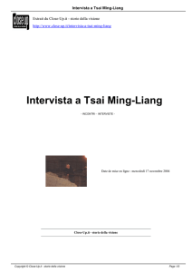 Intervista a Tsai Ming-Liang - Close
