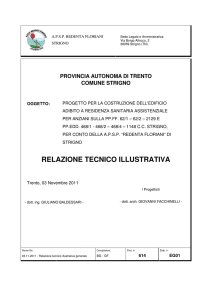 Nuova Relazione Tecnico illustrativa