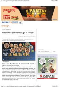 Giornale del popolo 02/04/2016 - Compagnia Teatrale Flavio Sala