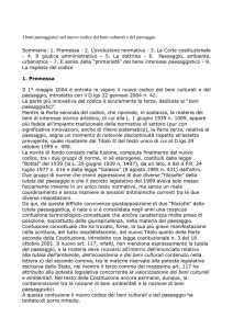 10 articoli i beni paesaggistici del nuovo codice dei beni culturali e