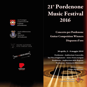 21° Pordenone Music Festival