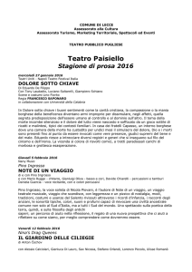 Cartellone prosa 2016