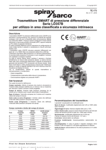 Trasmettitore SMART di pressione differenziale Serie