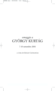 György Kurtág - Comune di Torino