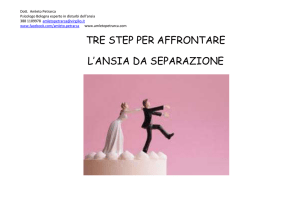 gestire l`ansia da separazione