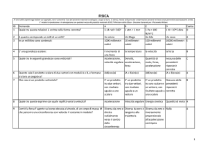 fisica - Concorsi On Line