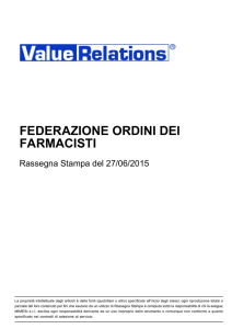 FEDERAZIONE ORDINI DEI FARMACISTI