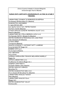 Ditte Convenzionate Cdl Scienze Biologiche