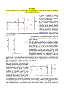 Amplificatore a BJT ad Emettitore Comune a