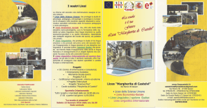 brochure Liceo Castelvì - Liceo "Margherita di Castelvì"