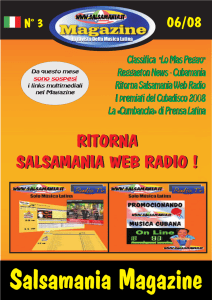 Salsamania Magazine N.26 " La Rivista Musicale