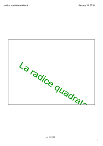 radice quadrata.notebook