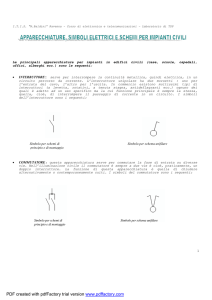 1 Le principali apparecchiature per impianti in edifici civili (case