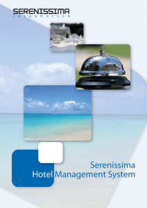 Hotel Management System Serenissima