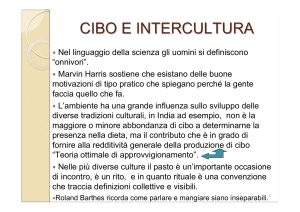 cibo e intercultura