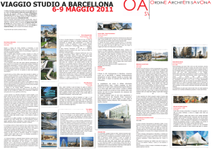 viaggio barcellona - Ordine Architetti Savona