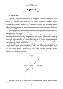 Capitolo VI Conversione A/D e D/A.