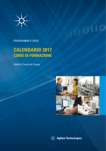 CALENDARIO 2017 CORsI DI FORmAzIONE
