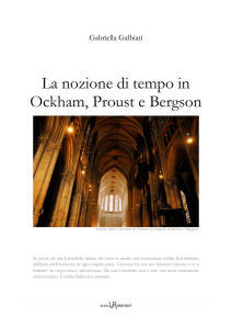 La nozione di tempo in Ockham, Proust e Bergson