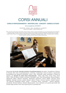 CORSI ANNUALI - Accademia di Musica di Pinerolo