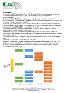 Prefazione: la marcatura CE di un apparecchio a LED