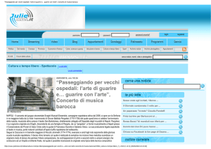 Julie news.it - Associazione Domenico Scarlatti