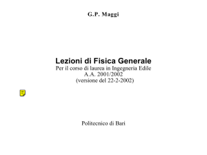 Dispense - Fisica - Lezioni di Fisica Generale