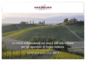 La rivista indipendente sul vino e sull`olio italiano per gli