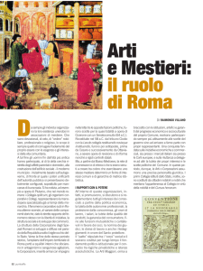 Arti e Mestieri: il ruolo di Roma