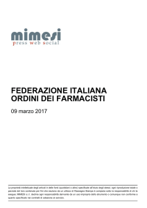 federazione italiana ordini dei farmacisti