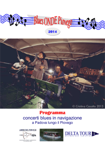 volantino catalogo Blues Onde Piovego 2014