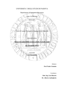 Tesi Luca Gastaldello - Istituto Nazionale di Fisica Nucleare