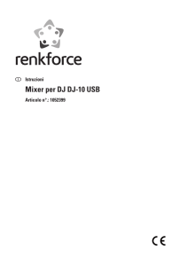 Mixer per DJ DJ-10 USB