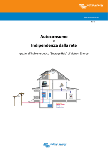 Autoconsumo Indipendenza dalla rete