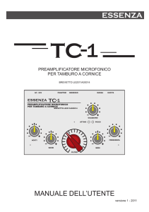 TC-1 Manuale dell`utente