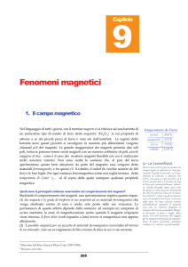 Cap.9 Fenomeni magnetici