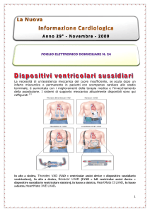 1 La necessità di un`assistenza meccanica del cuore - Area