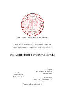 CONVERTITORI DC/DC PUSH-PULL