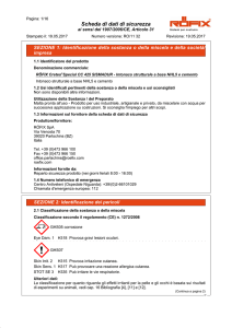 Scheda di dati di sicurezza