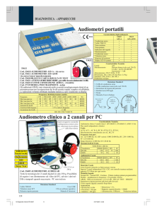 Audiometri portatili - Audiometro clinico per PC