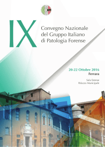 Convegno Nazionale del Gruppo Italiano di Patologia Forense